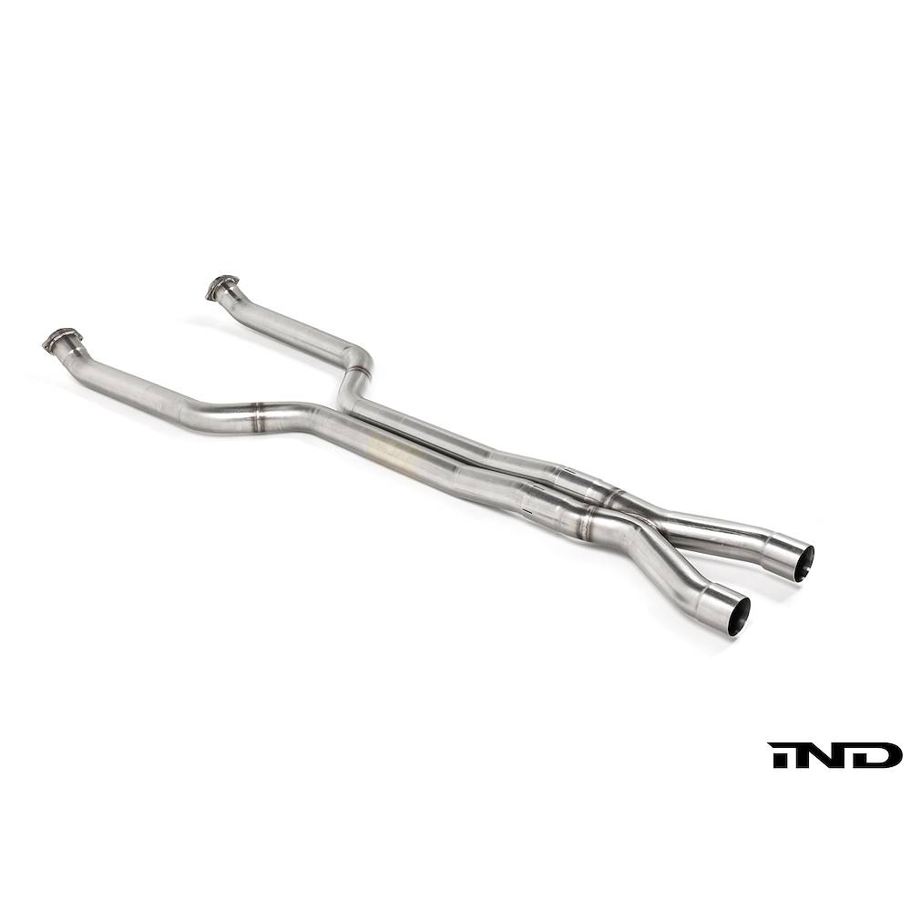 Kit tubi anteriori Destro - Sinistro + "X-Pipe"<br>Elimina catalizzatori terziari