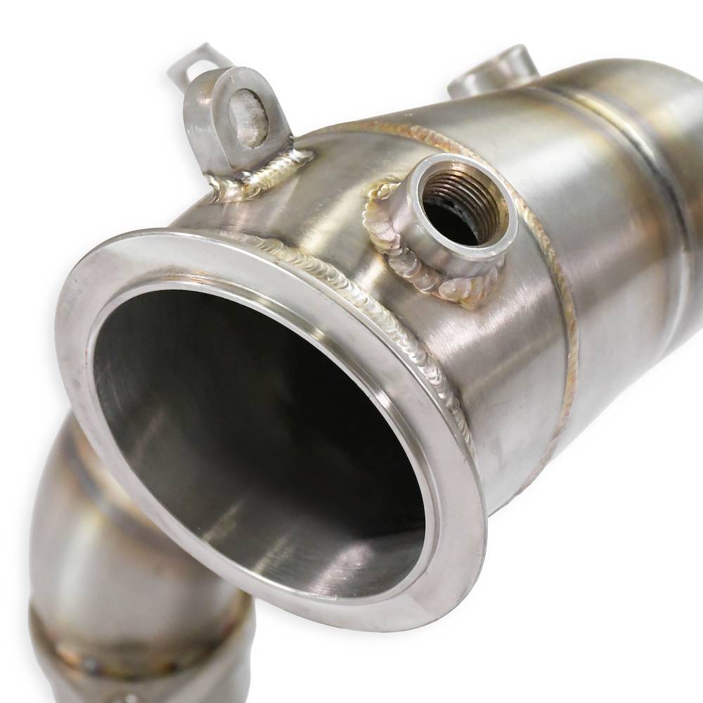 Downpipe kit Rechts - Links (Ersetzt Primär-Katalysator)