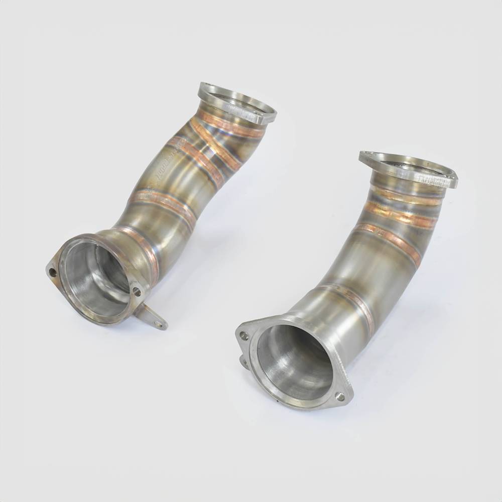 Downpipe kit Rechts - Links (Ersetzt Sekundär-Katalysator)