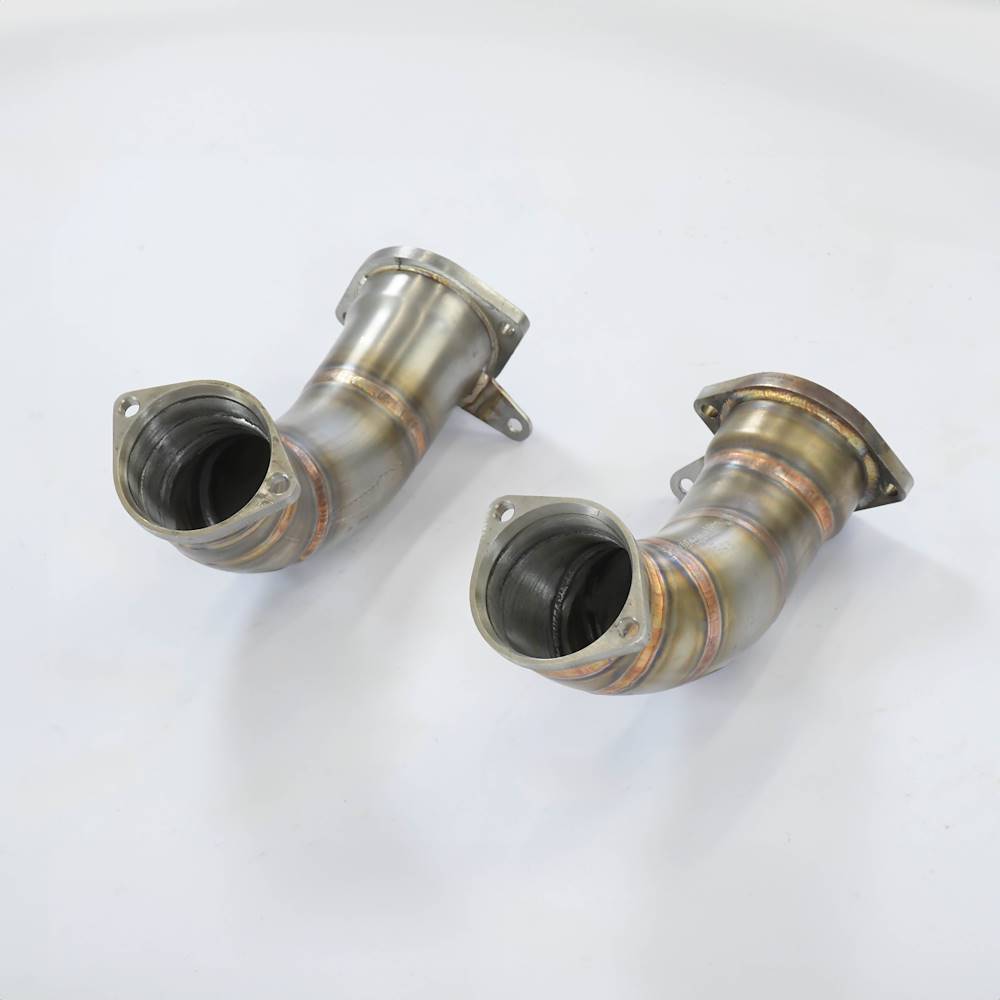 Downpipe kit Rechts - Links (Ersetzt Sekundär-Katalysator)