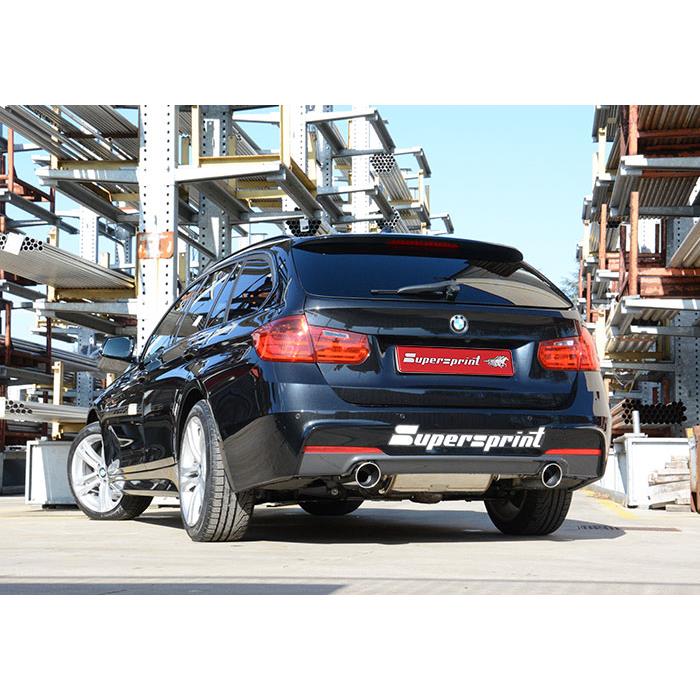 Rear exhaust Right O100 - Left O100