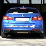 BMW F30 335i xDrive (306 Hp) -> Impianto di scarico completo Twin Pipe Design