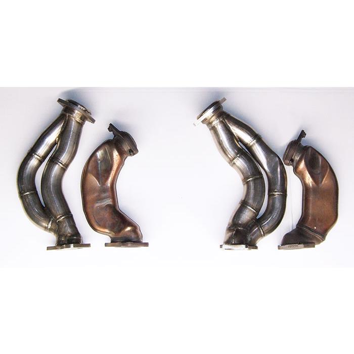 Turbo downpipe Destro - Sinistro AISI 310S steel