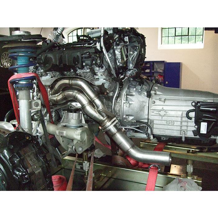 Turbo downpipe Destro - Sinistro AISI 310S steel