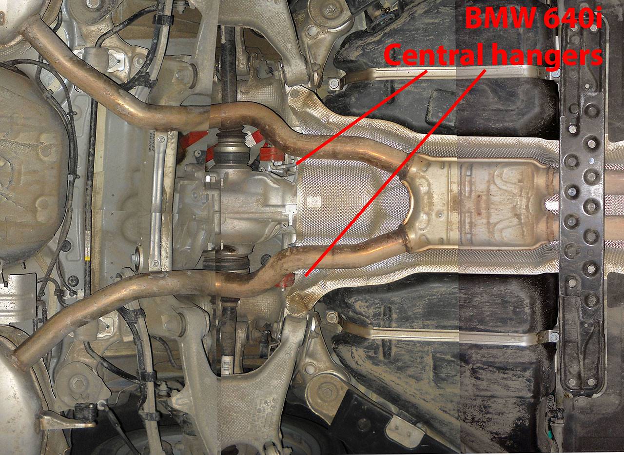 Centre pipes kit Right - Left