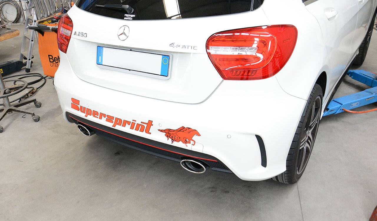 Endrohrsatz Rechts 145x95 +Links 145x95