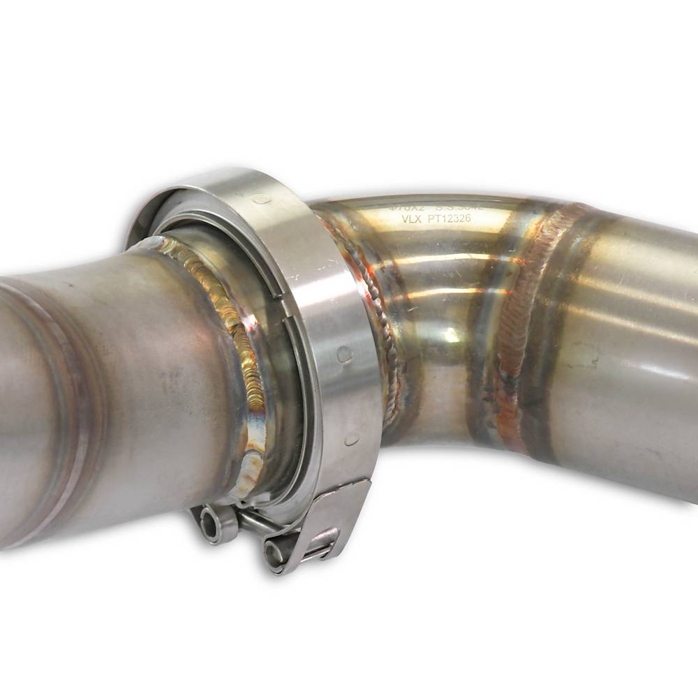Downpipe Destro + catalizzatore metallico<br>(Elimina pre-catalizzatore) (RHD - LHD)
