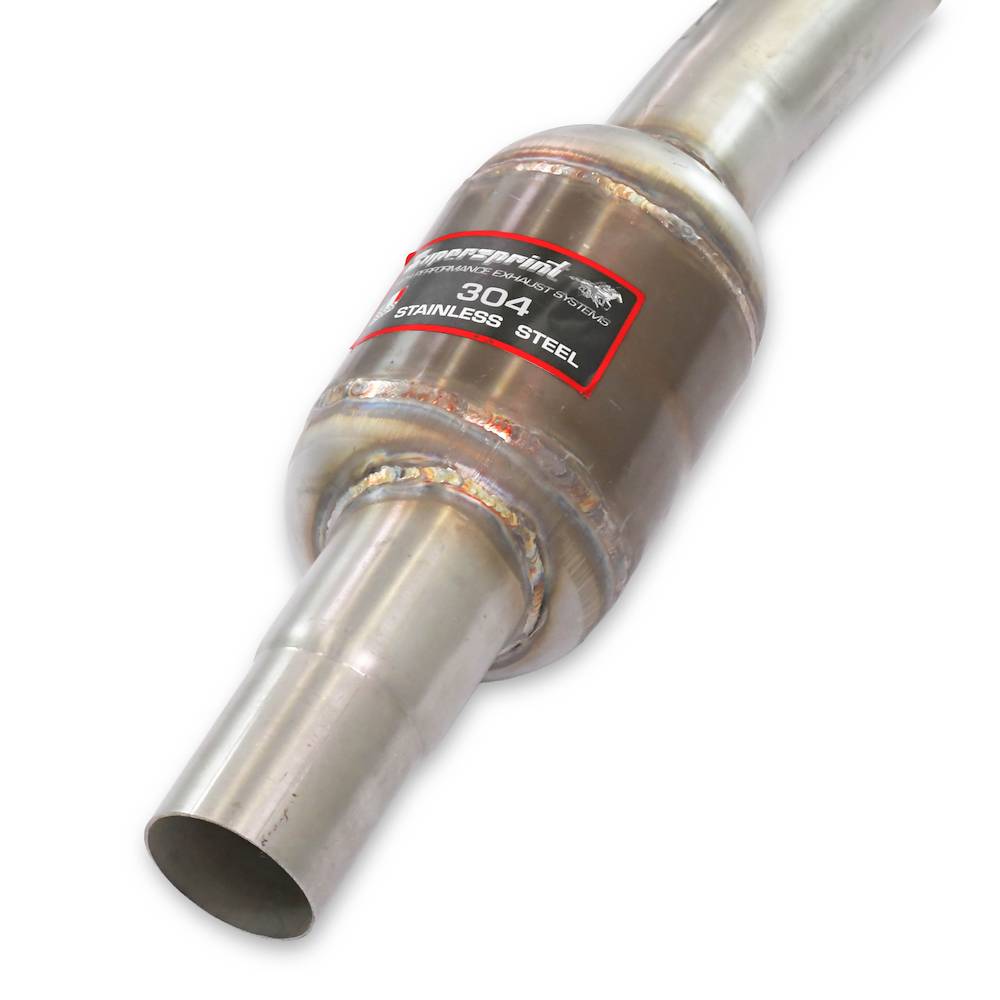 Downpipe Destro + catalizzatore metallico<br>(Elimina pre-catalizzatore) (RHD - LHD)
