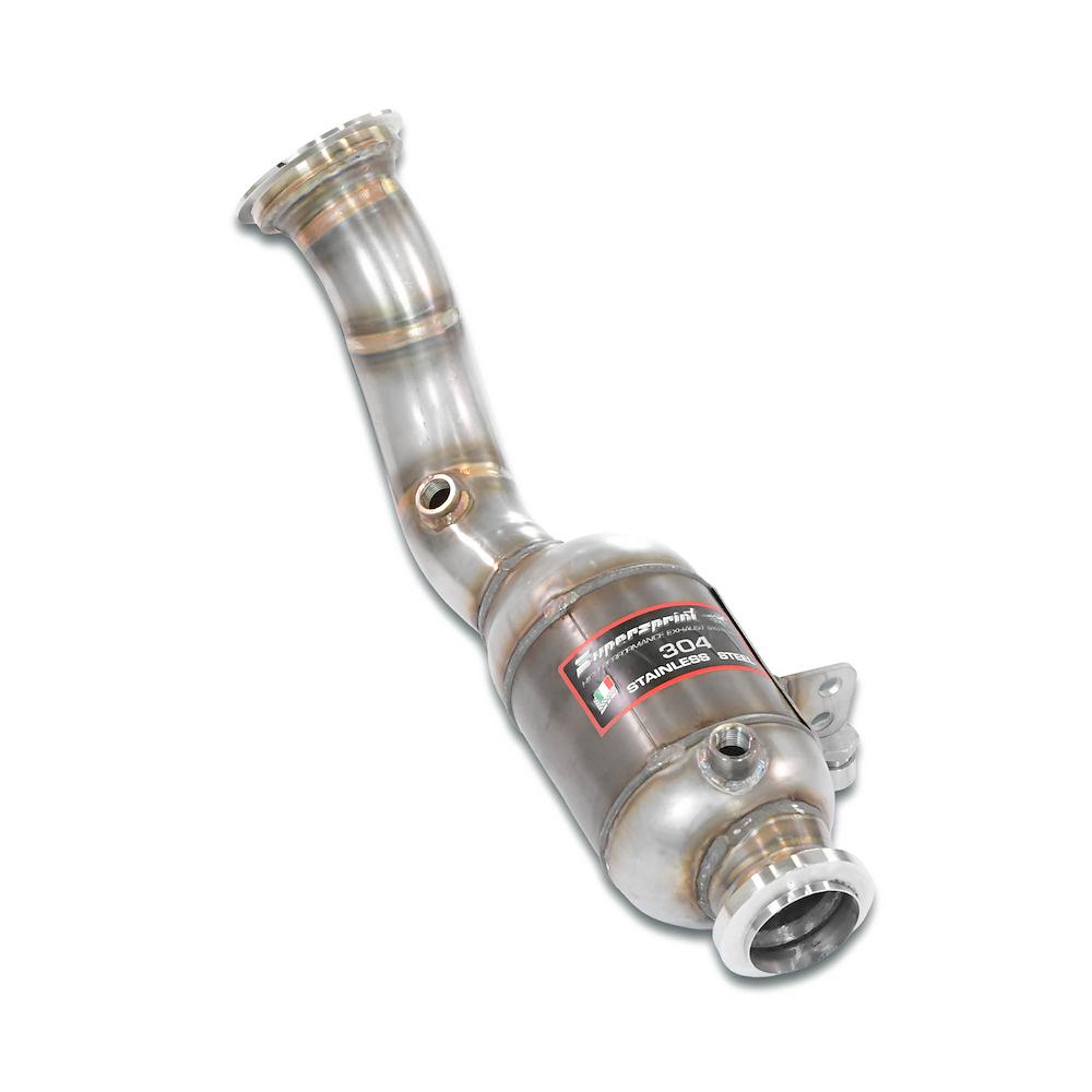 Downpipe Sinistro + catalizzatore metallico