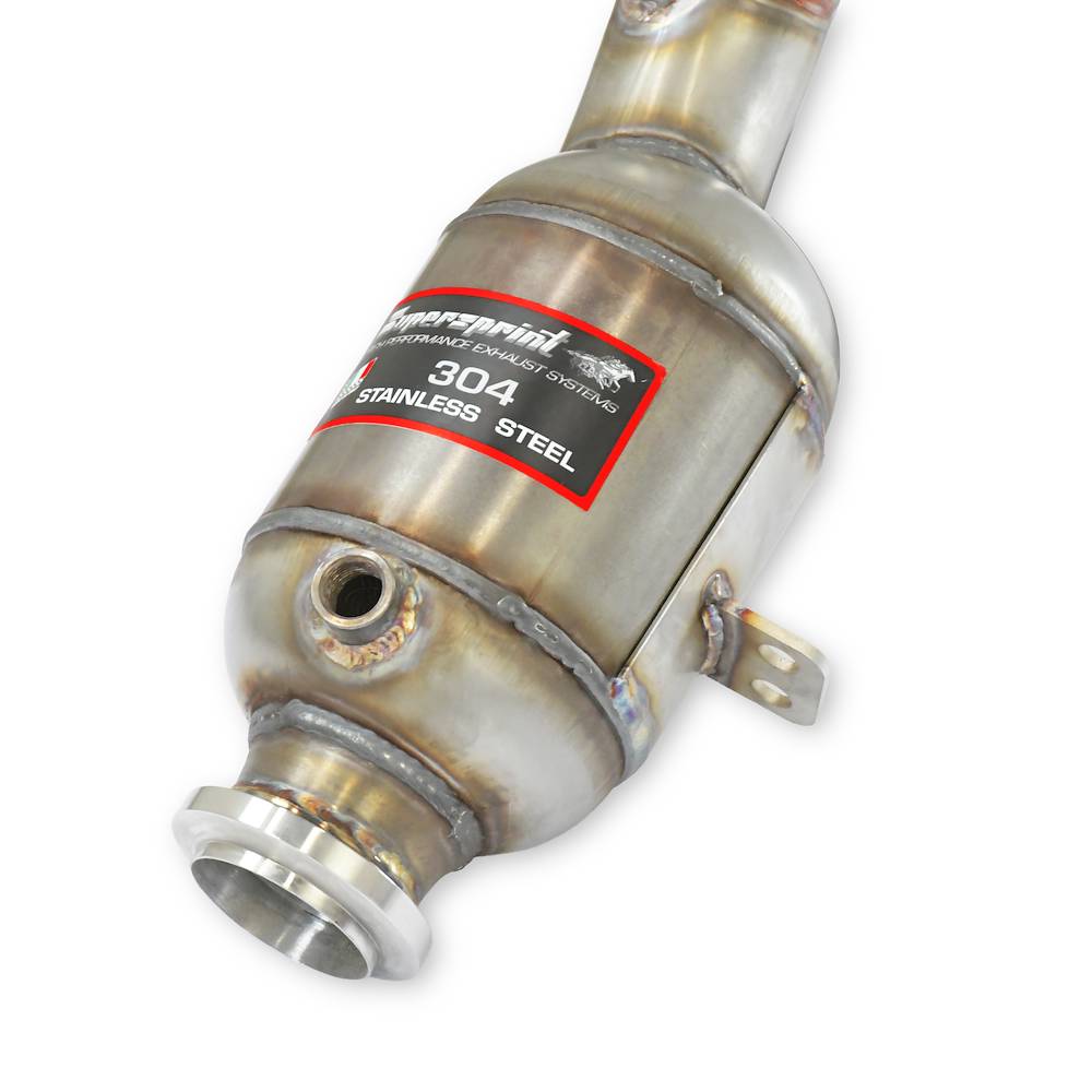 Downpipe Sinistro + catalizzatore metallico