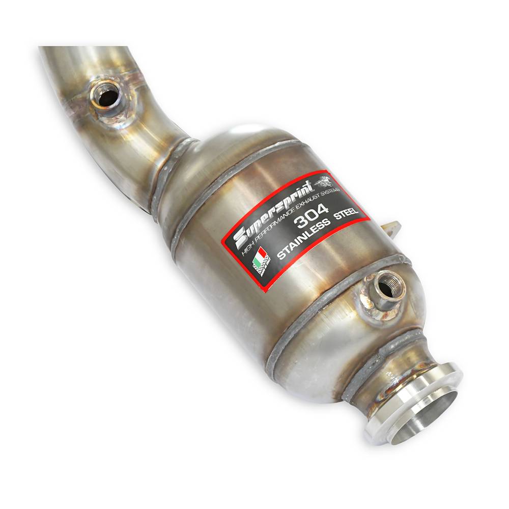 Downpipe Sinistro + catalizzatore metallico