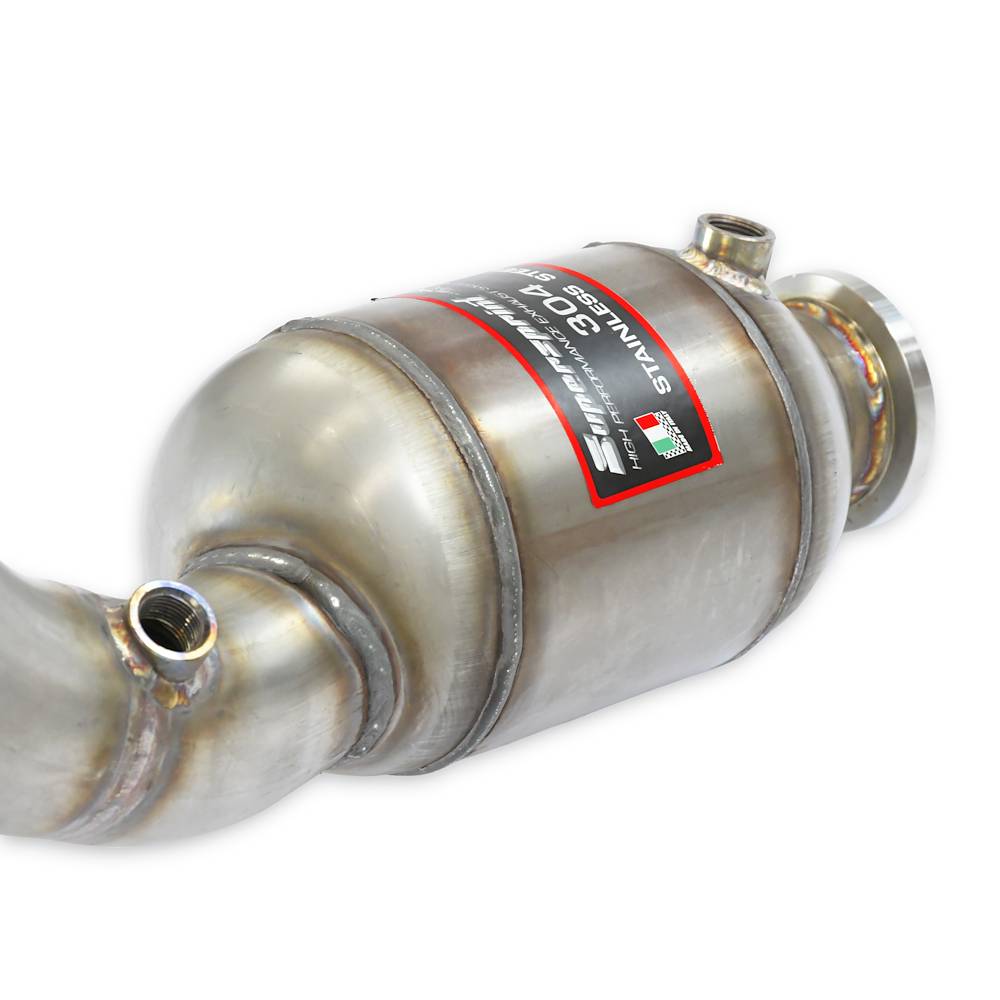 Downpipe Sinistro + catalizzatore metallico