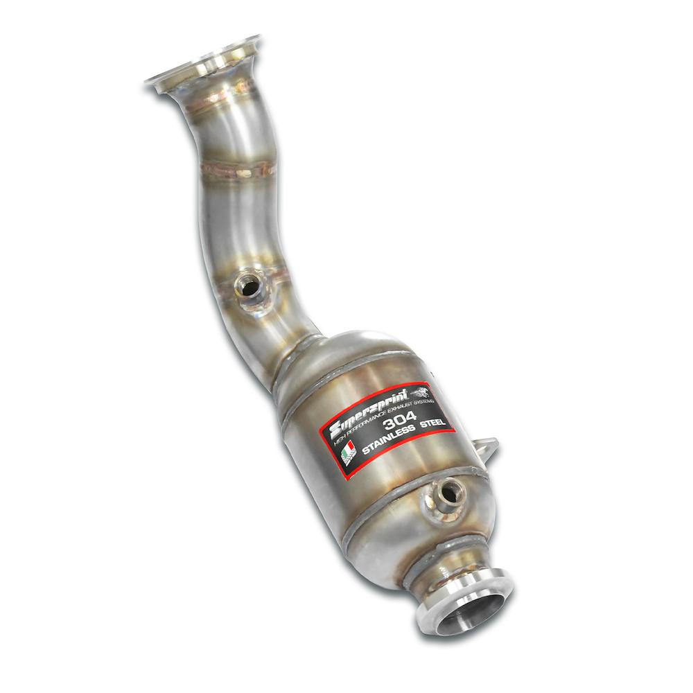 Downpipe Sinistro + catalizzatore metallico