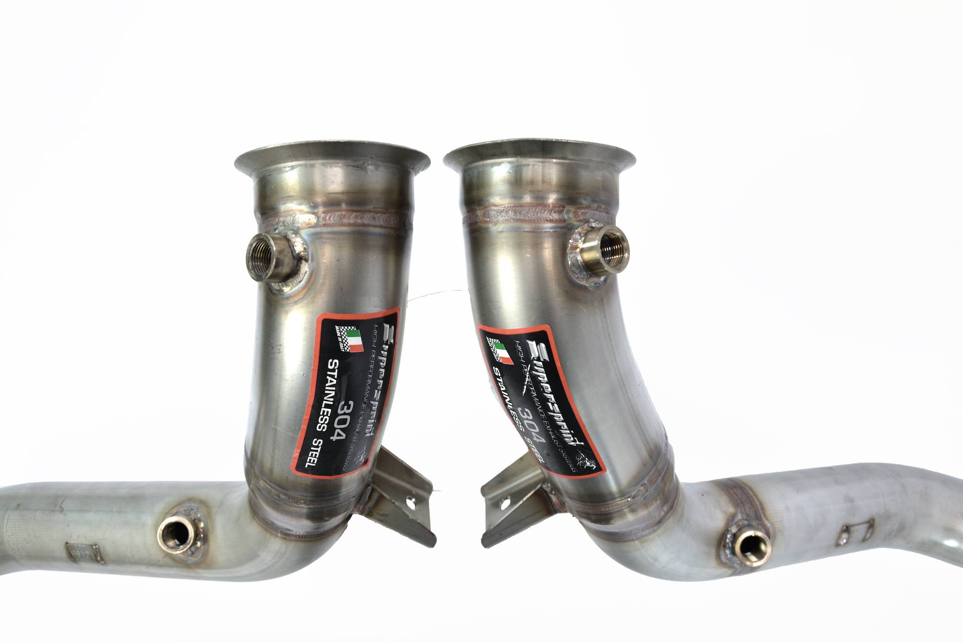 Downpipe kit Right + Left (Replaces catalytic converter) (RHD - LHD) 