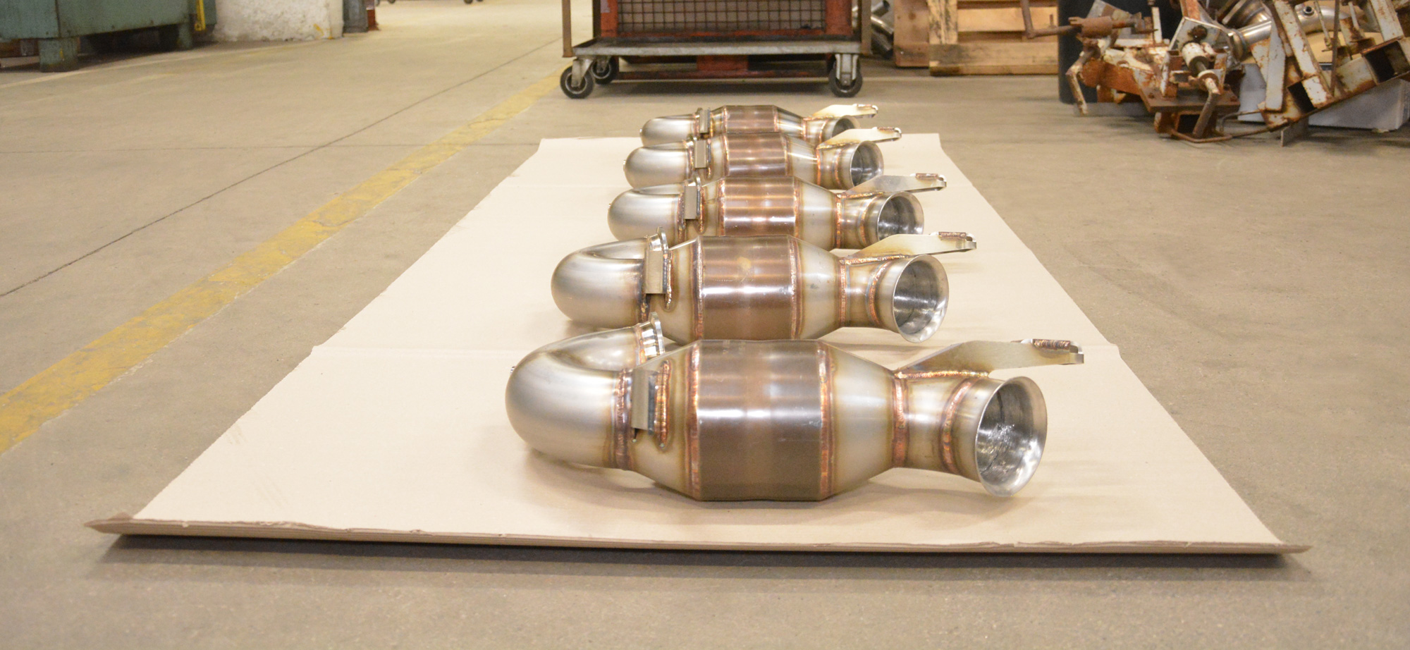 Downpipe + catalizzatore metallico