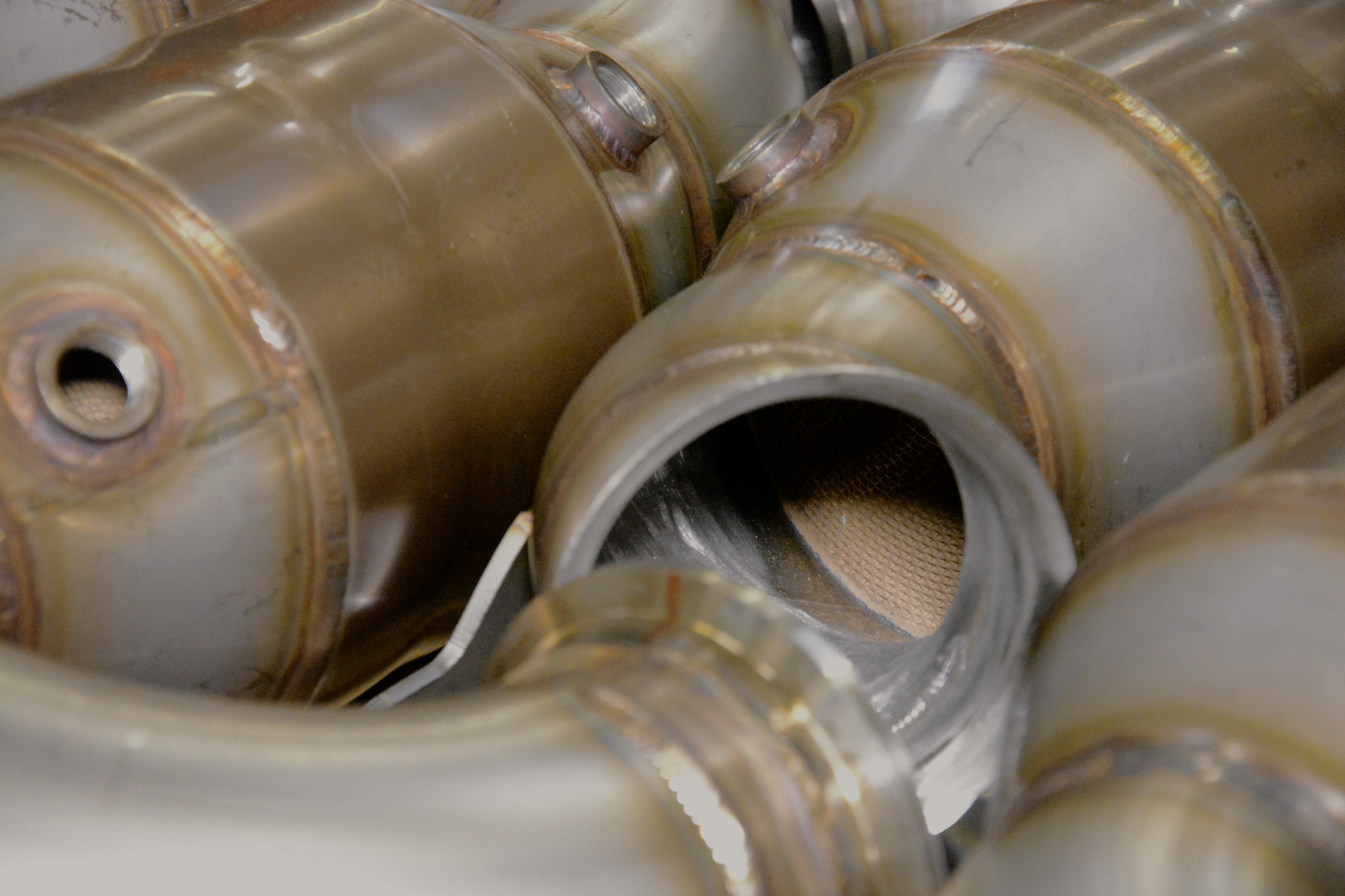 Downpipe + metallic catalytic converter