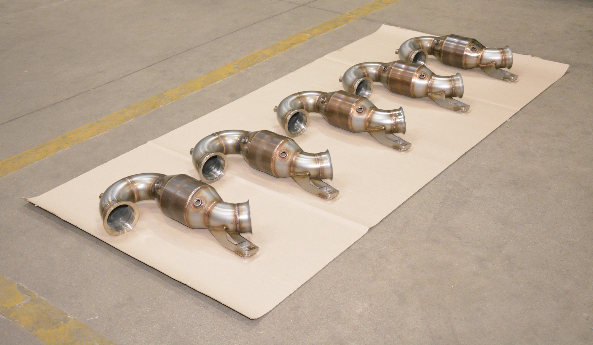 Downpipe + catalizzatore metallico