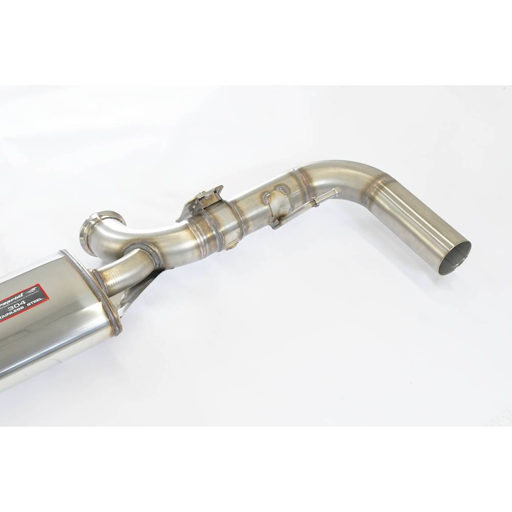 Dual Sound rear muffler right, with flap