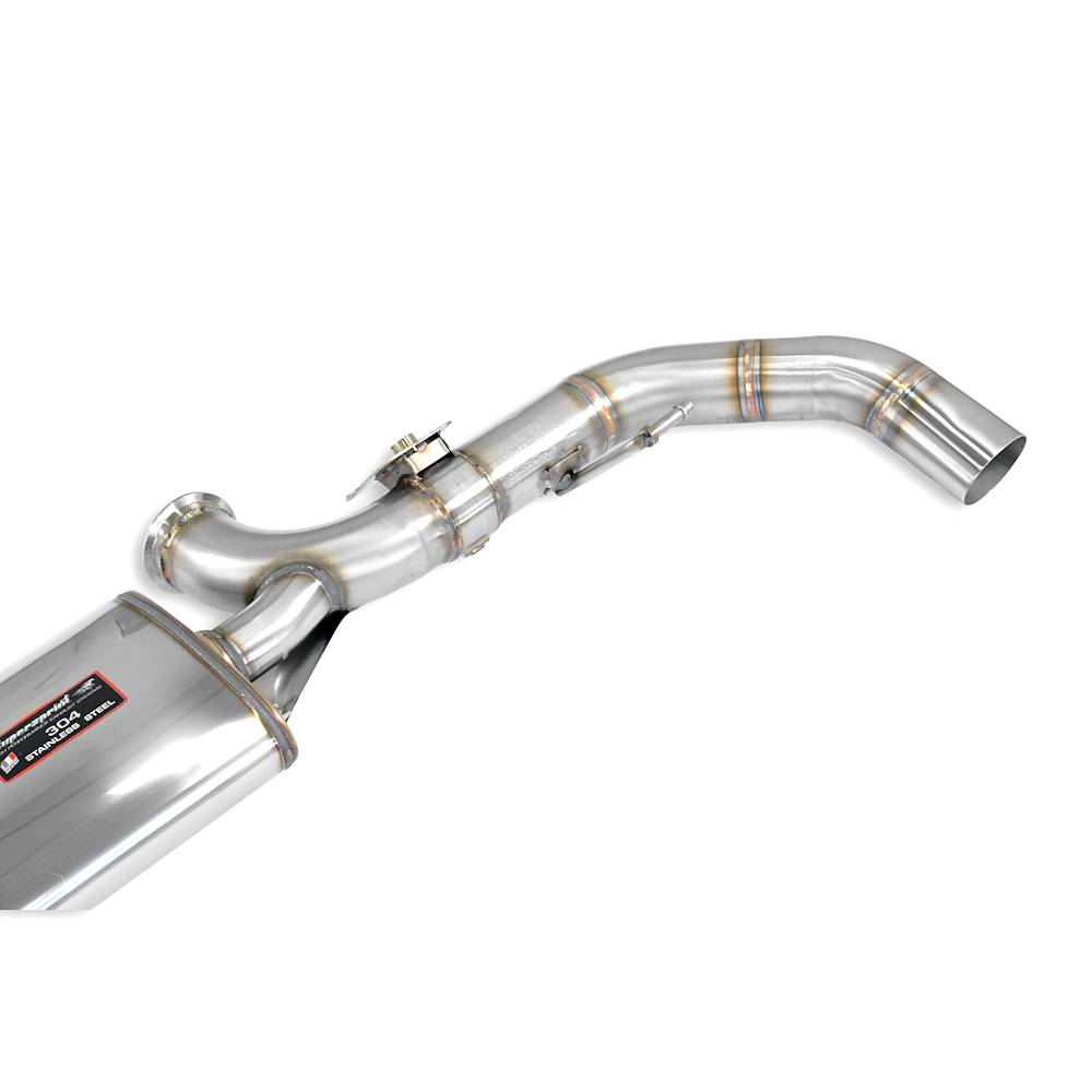 Dual Sound rear muffler right, with valve