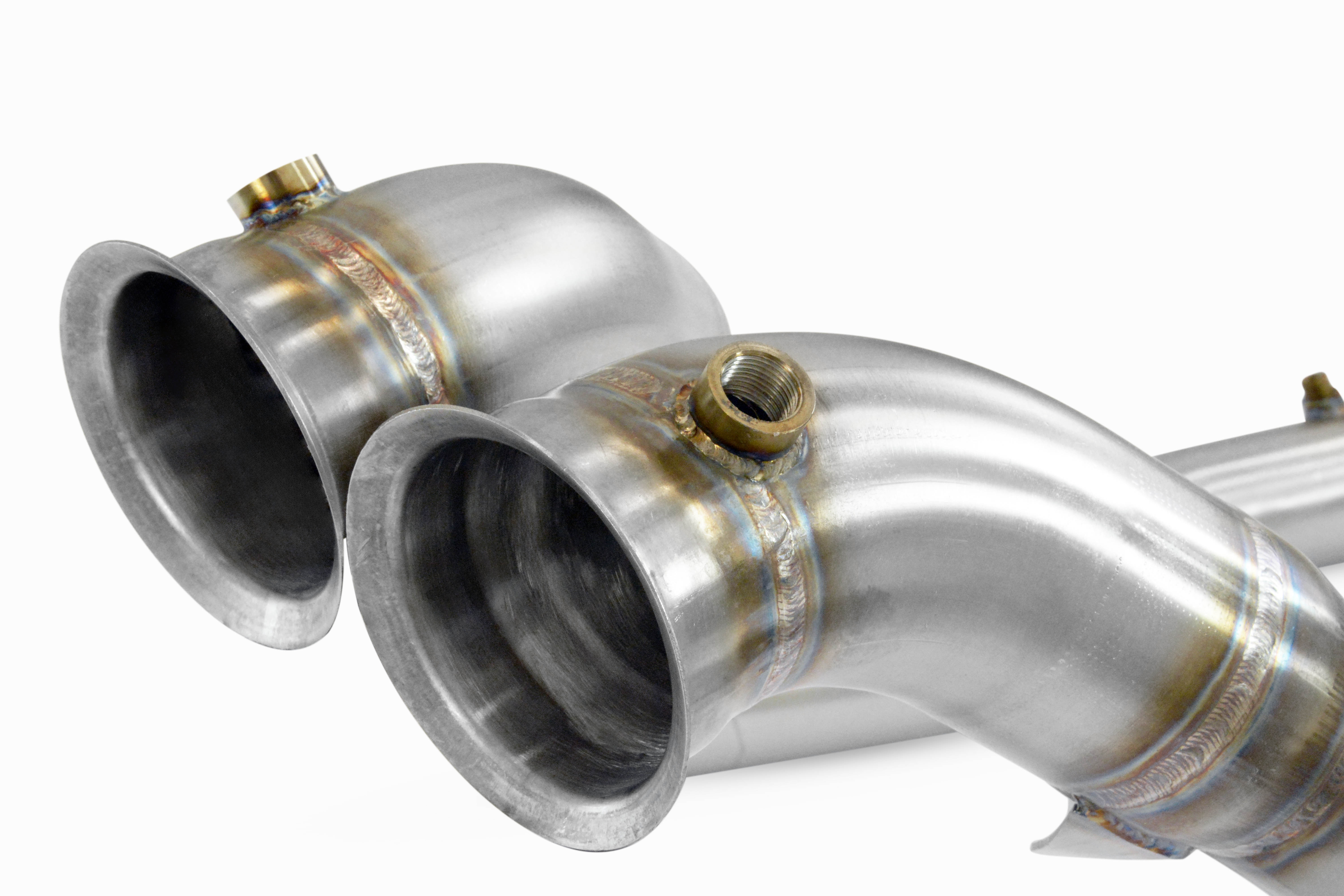 Downpipe kit Right + Left (Replaces catalytic converter)