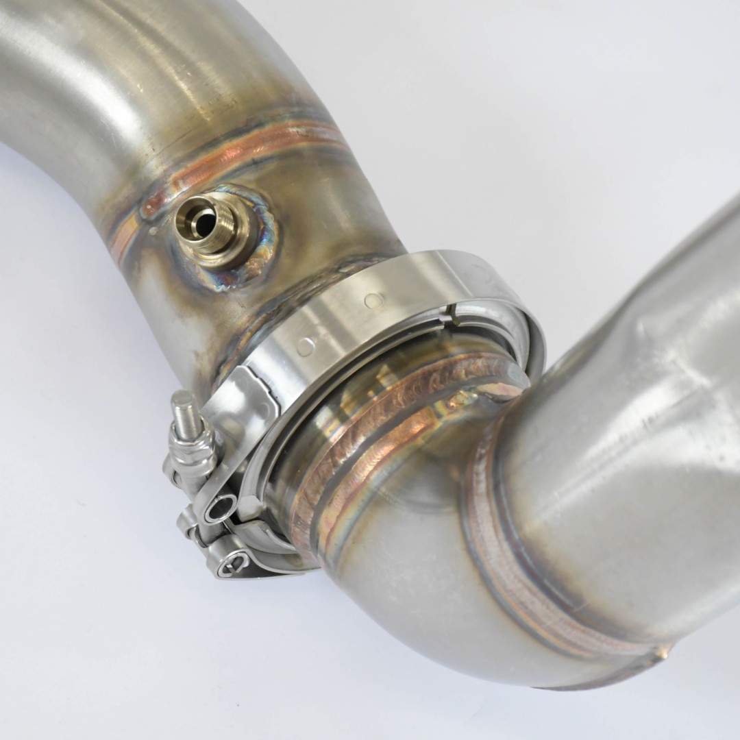 Downpipe kit Right + Left (Replaces catalytic converter)