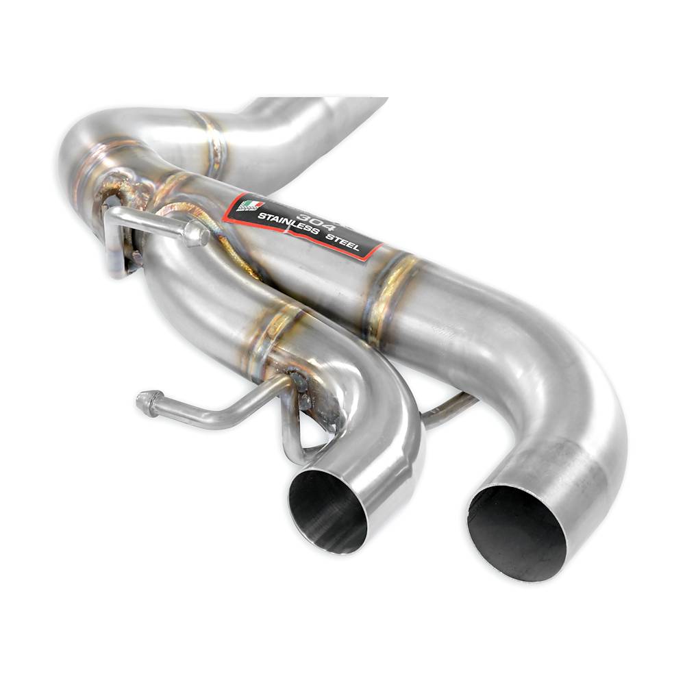 Tubo posteriore "Y-Pipe" Destro-Sinistro<br>(Elimina silenziatore posteriore di serie)