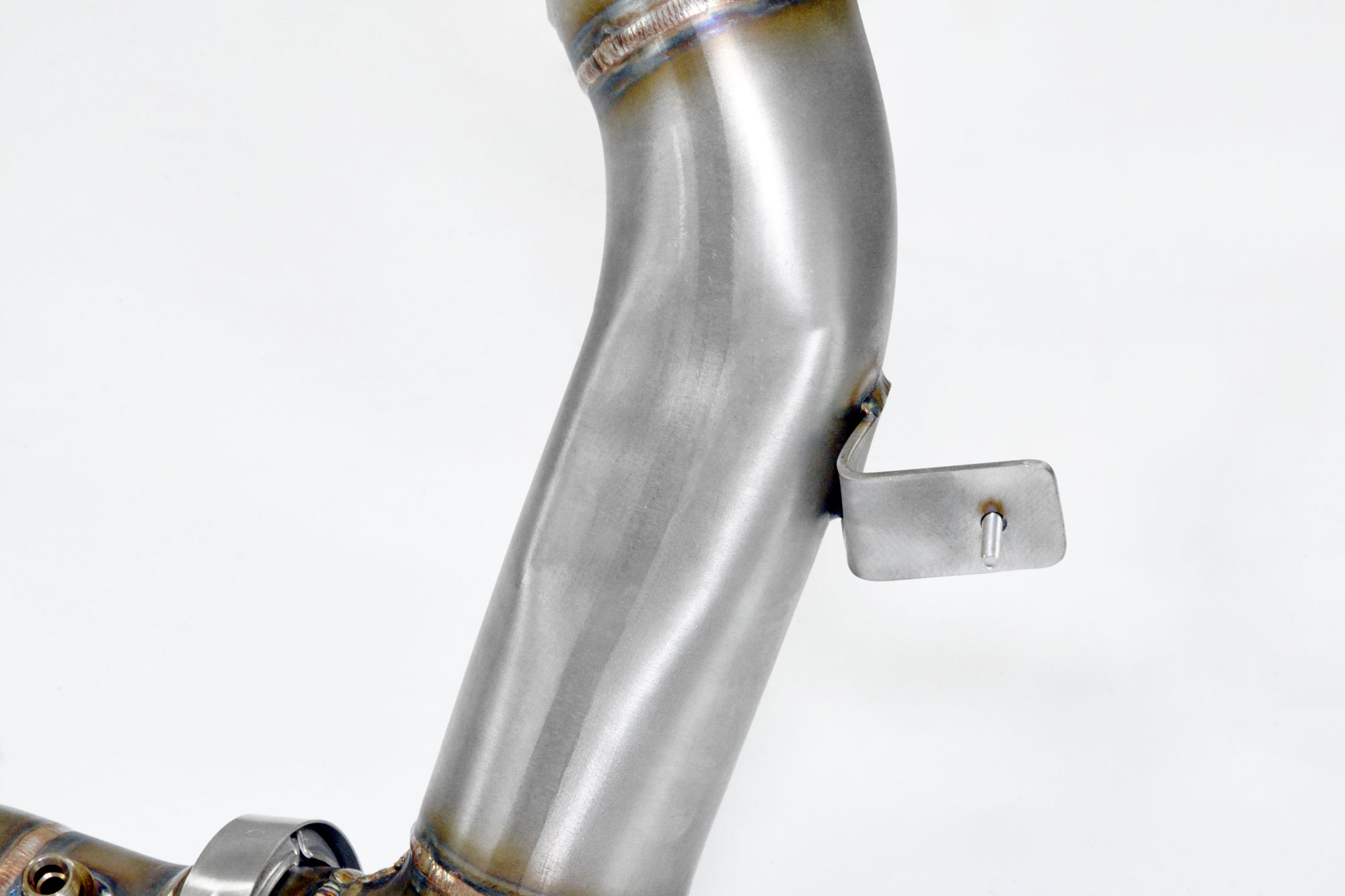 Downpipe Rechts + Sport Metallkatalysator (Ersetzen pre-Katalysator)  