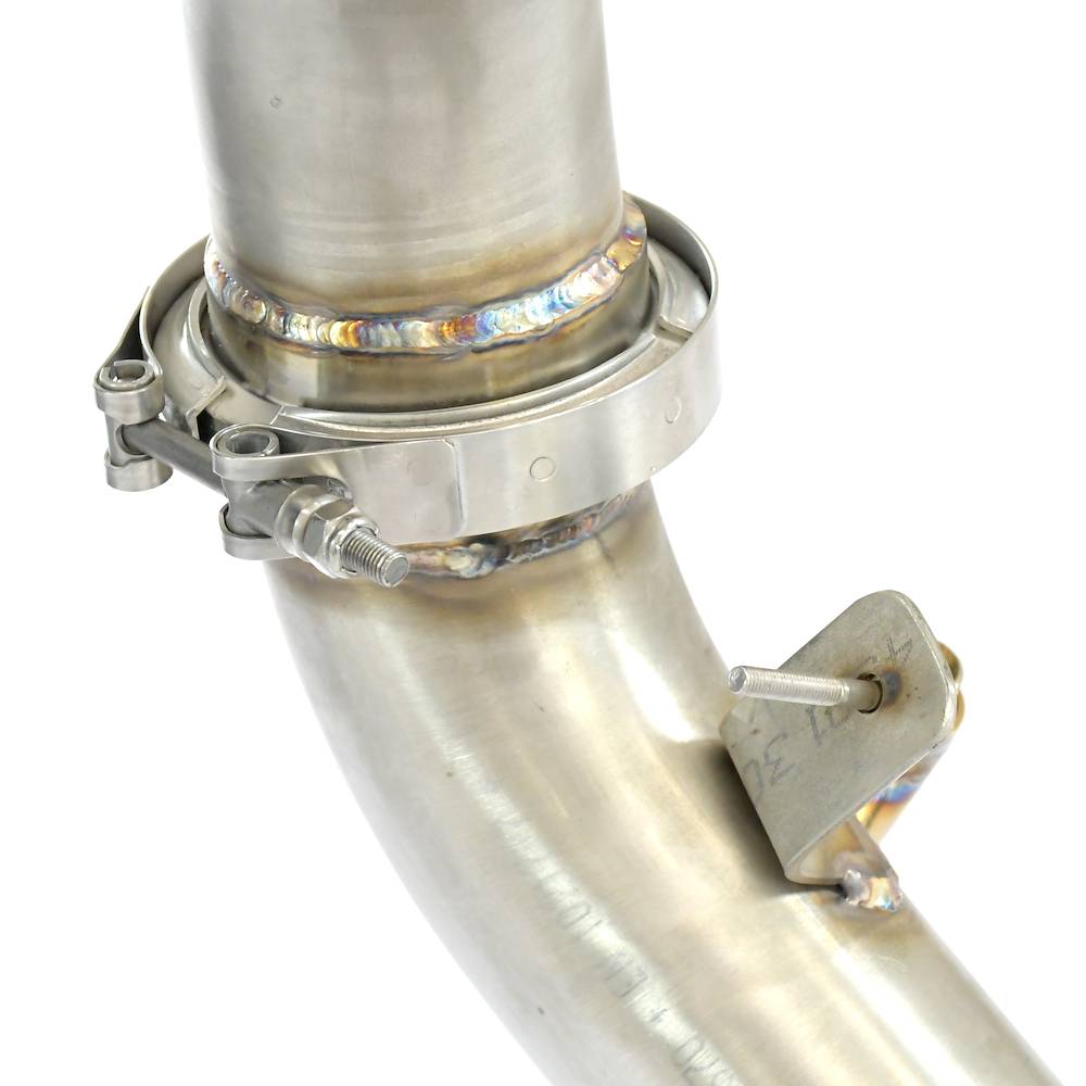Downpipe kit Right + Left Deletes the primary and the secondary catalytics + GPF