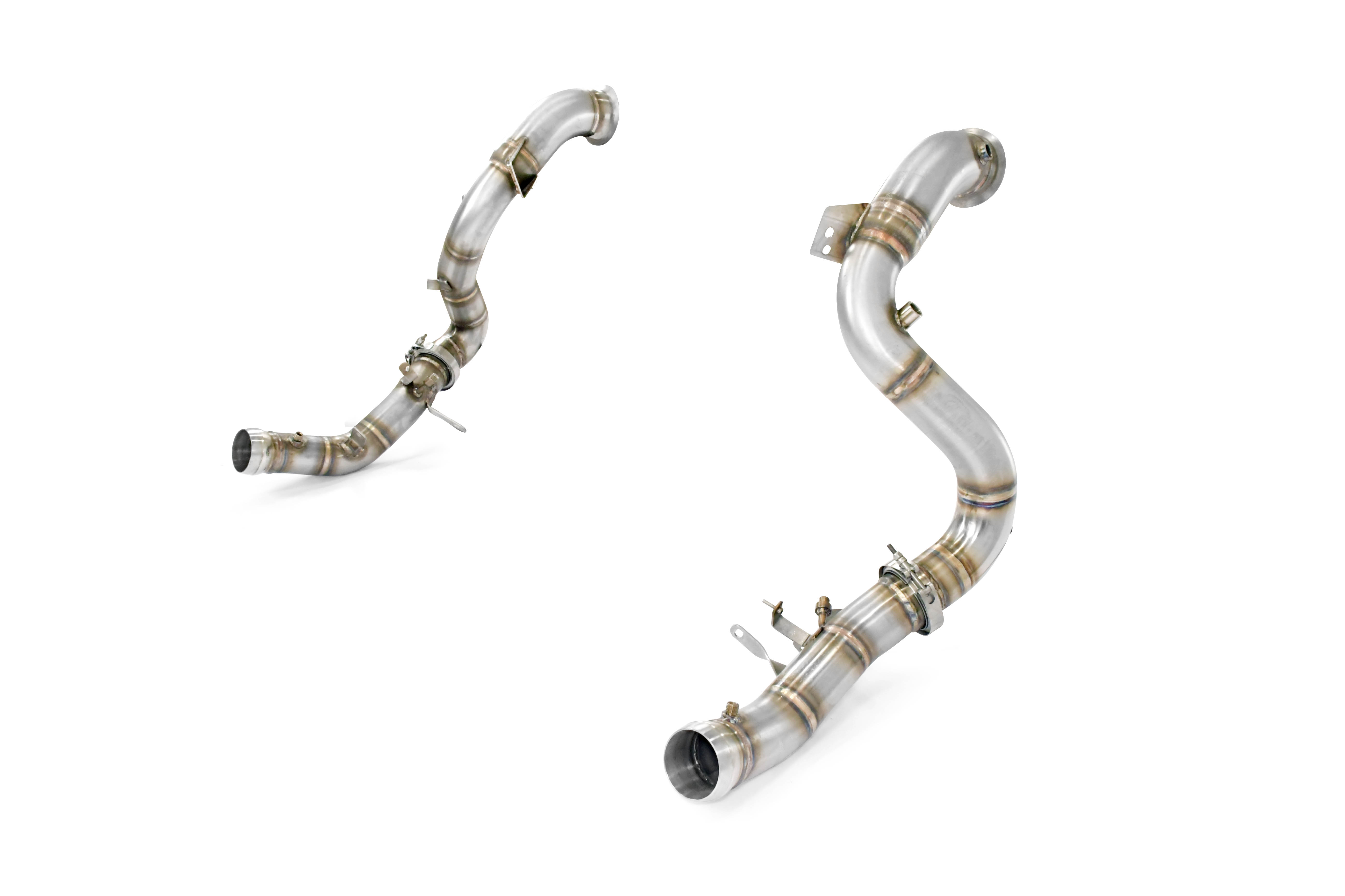 Downpipe kit Right + Left (Deletes the primary and the secondary catalytics + GPF)