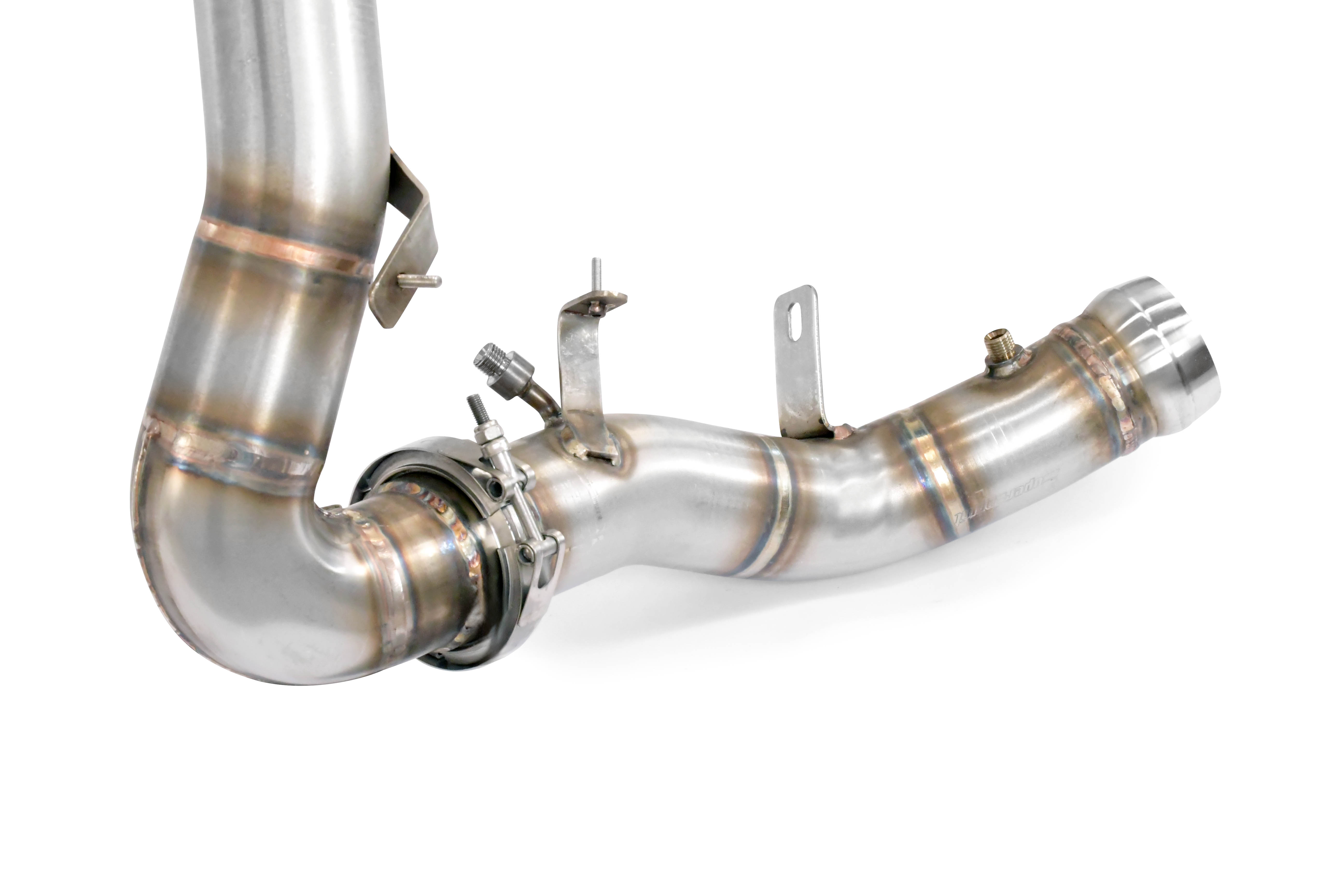 Downpipe kit Right + Left (Deletes the primary and the secondary catalytics + GPF)