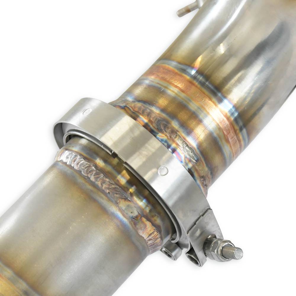 Downpipe Destro + catalizzatore primario metallico 200CPSI Elimina catalizzatore secondario + GPF