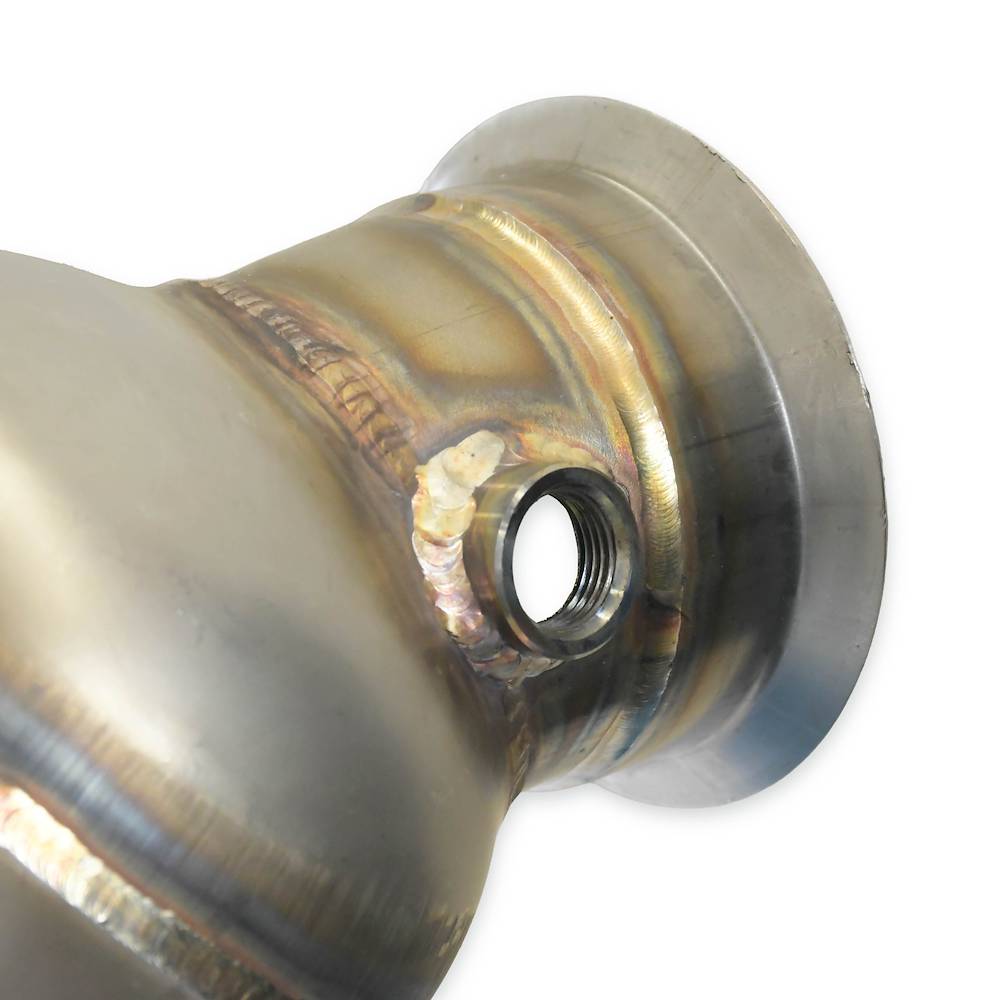 Downpipe Right + primary catalytic 200CPSI Deletes the secondary catalytic + GPF