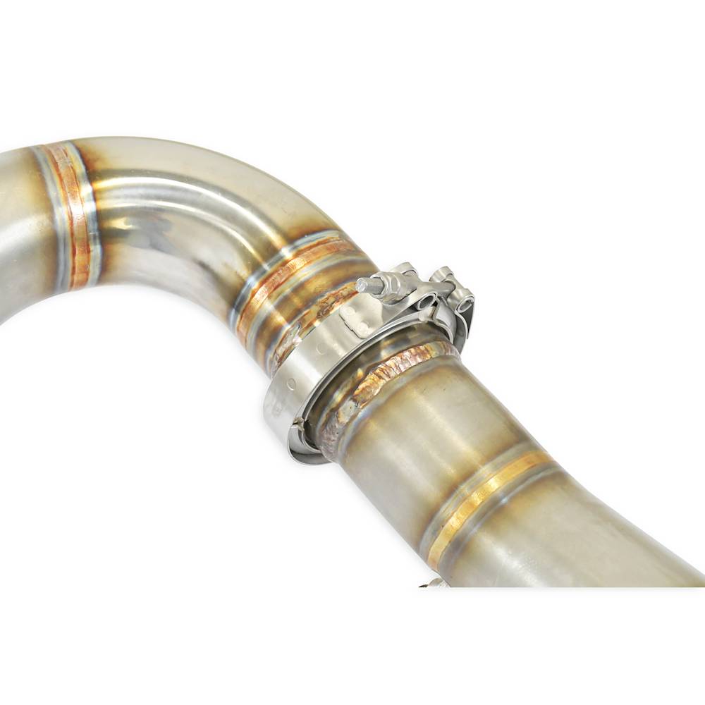 Downpipe Right + primary catalytic 200CPSI Deletes the secondary catalytic + GPF