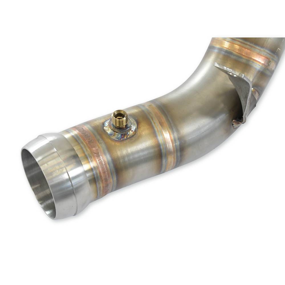 Downpipe Left + primary catalytic 200CPSI Deletes the secondary catalytic + GPF