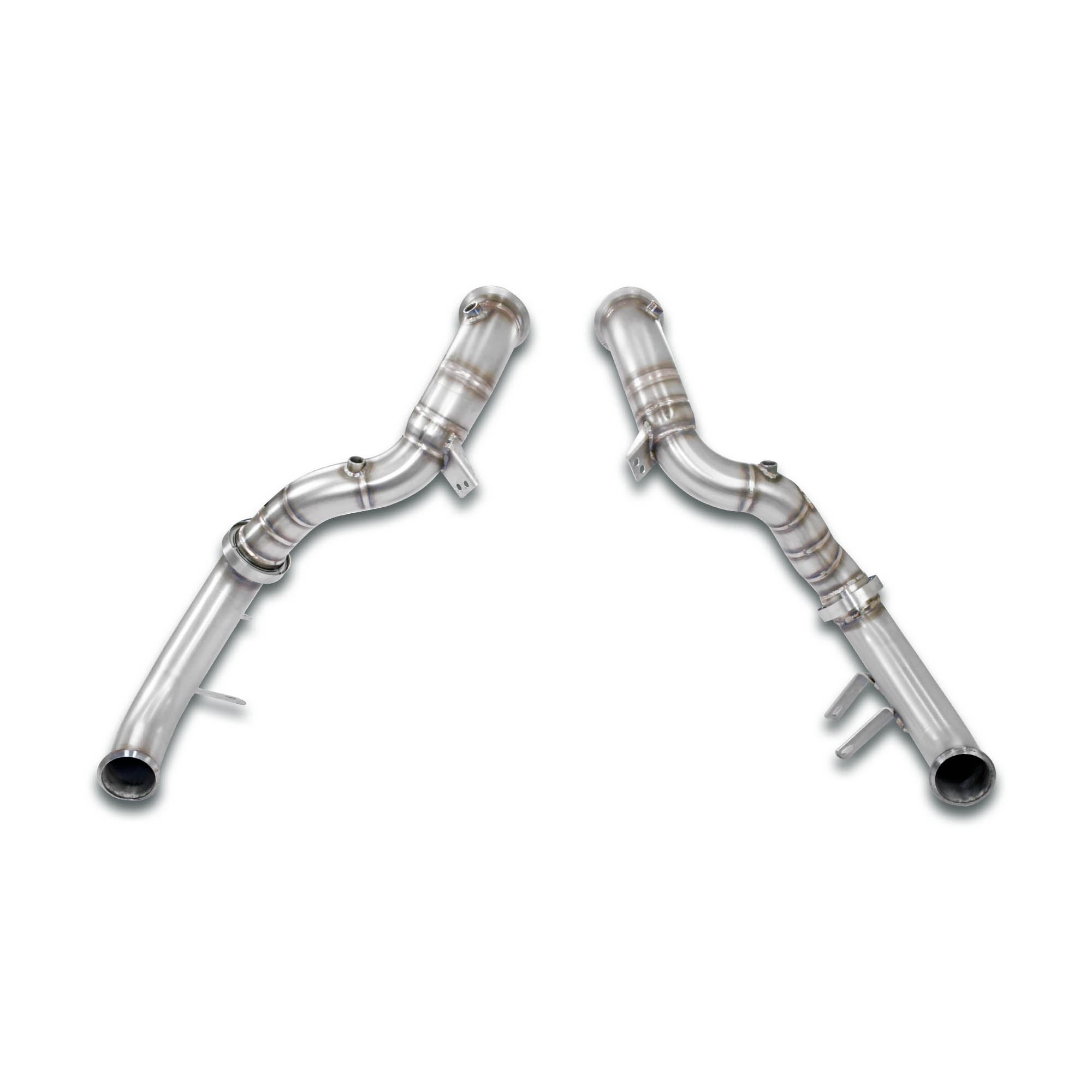 Downpipe kit Right - Left (Deletes the catalytic) 