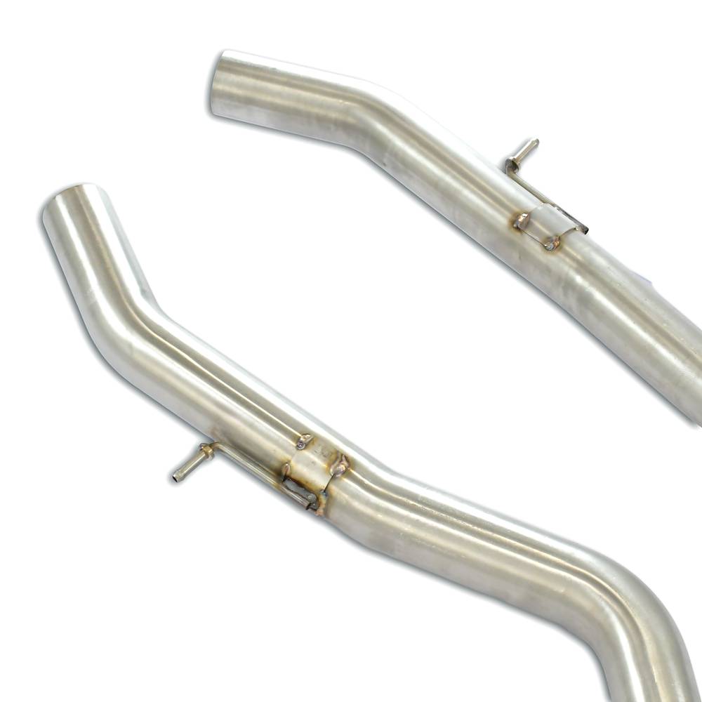 Rear exhaust Race Right OO100 + Left OO100 Gun Metal Grey