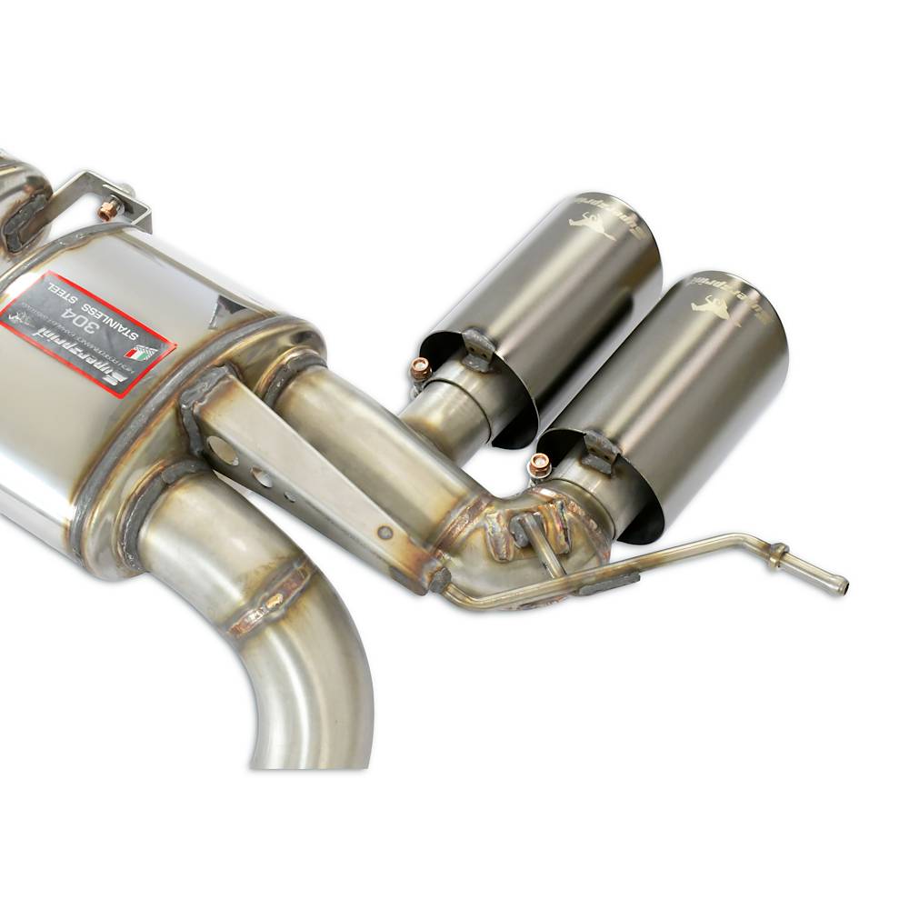 Rear exhaust Race Right OO100 + Left OO100 Gun Metal Grey