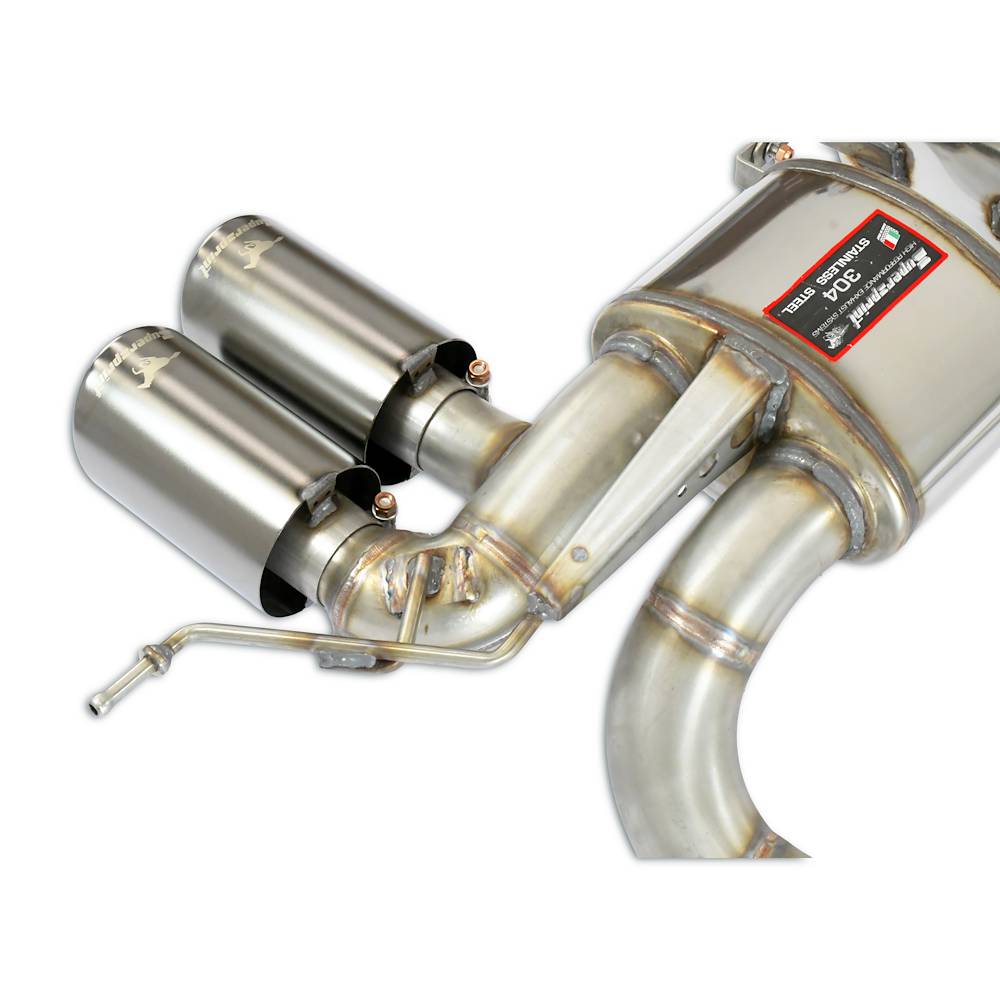 Rear exhaust Race Right OO100 + Left OO100 Gun Metal Grey