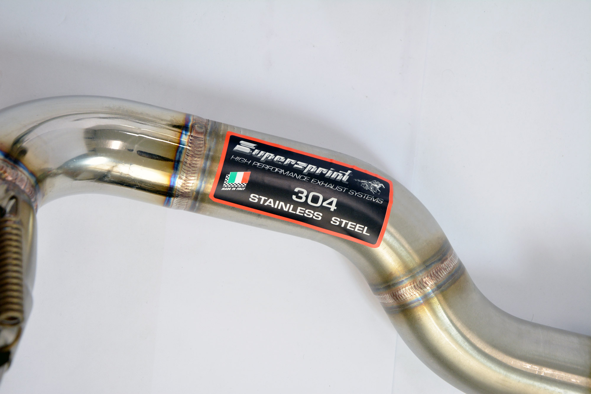 Collettore acciaio inox + kit tubi collegamento.