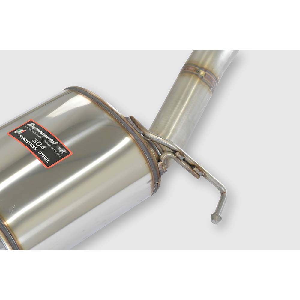 Centre pipe + rear exhaust Racing OO80