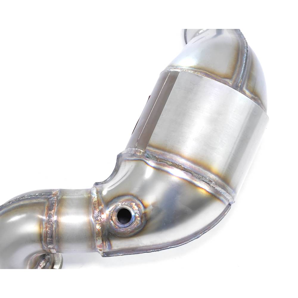 Downpipe con catalizzatore metallico