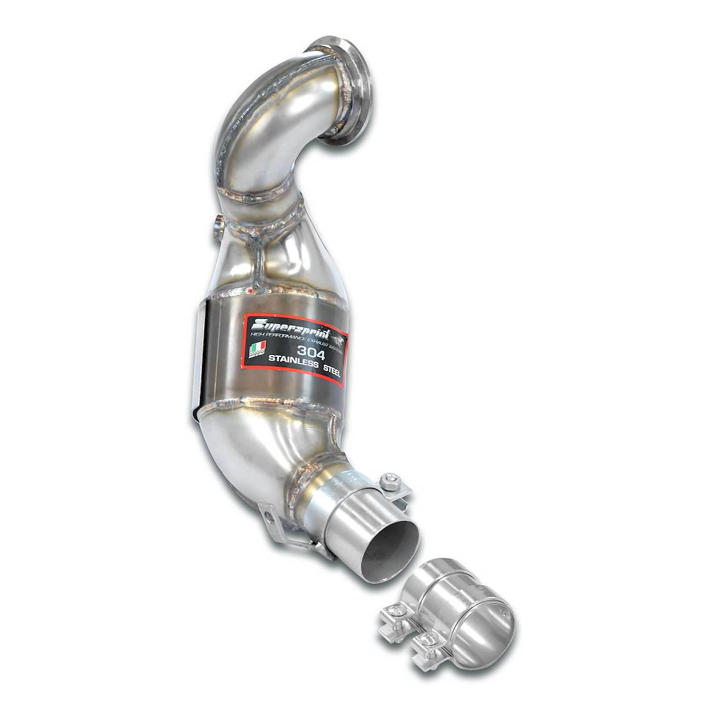 Turbo downpipe + Metallic catalytic converter