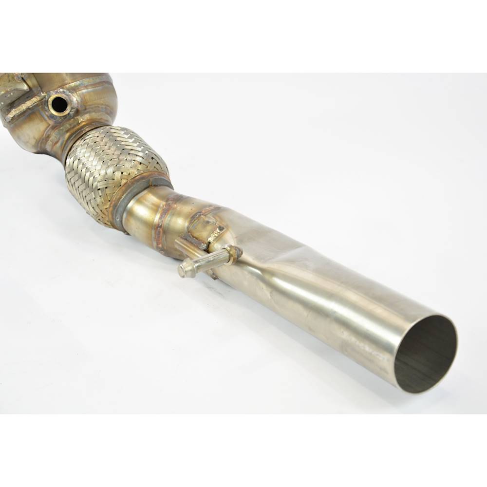 Downpipe Rechts + Sport Metallkatalysator 200CPSI