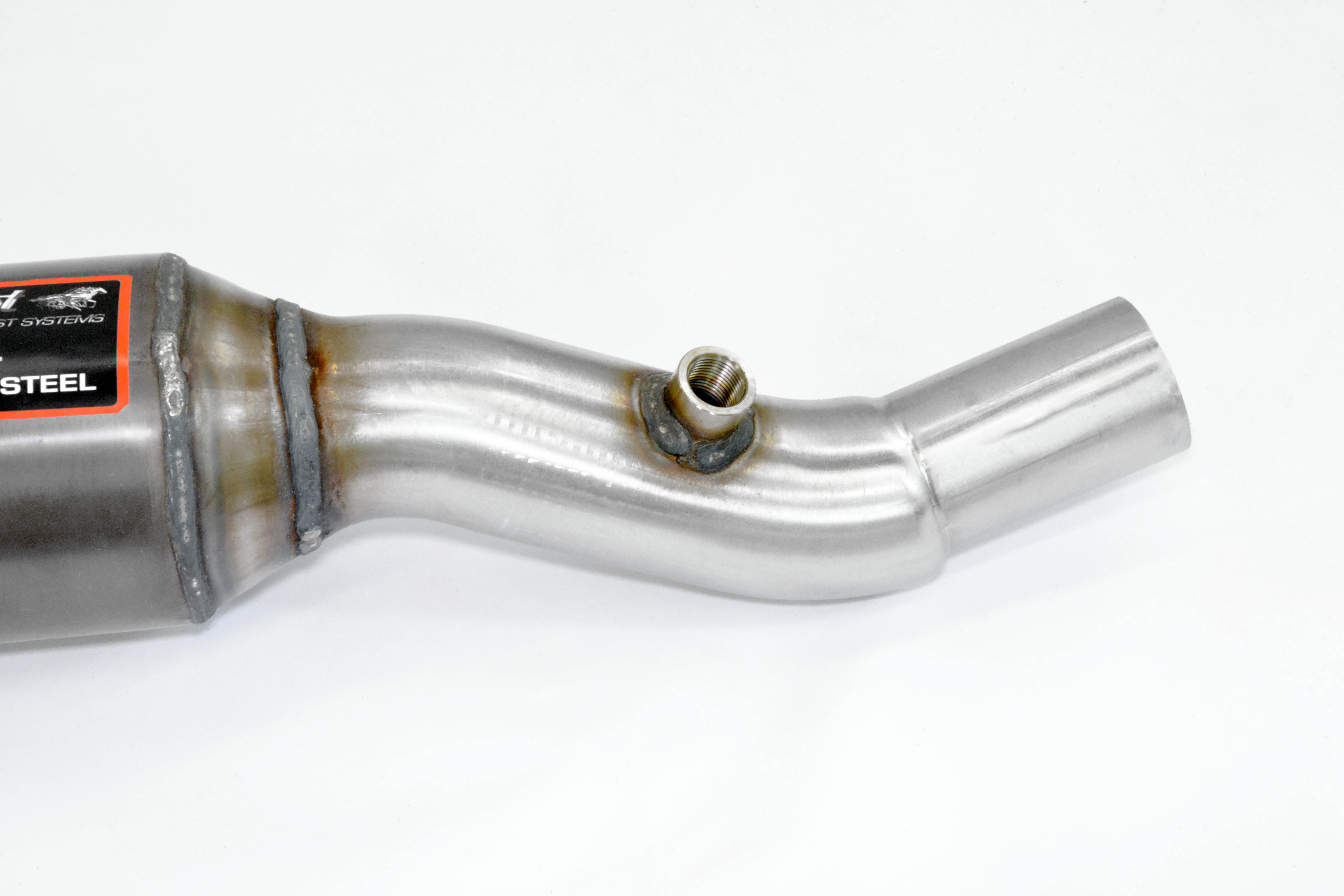 Downpipe sinistro + Catalizzatore metallico  