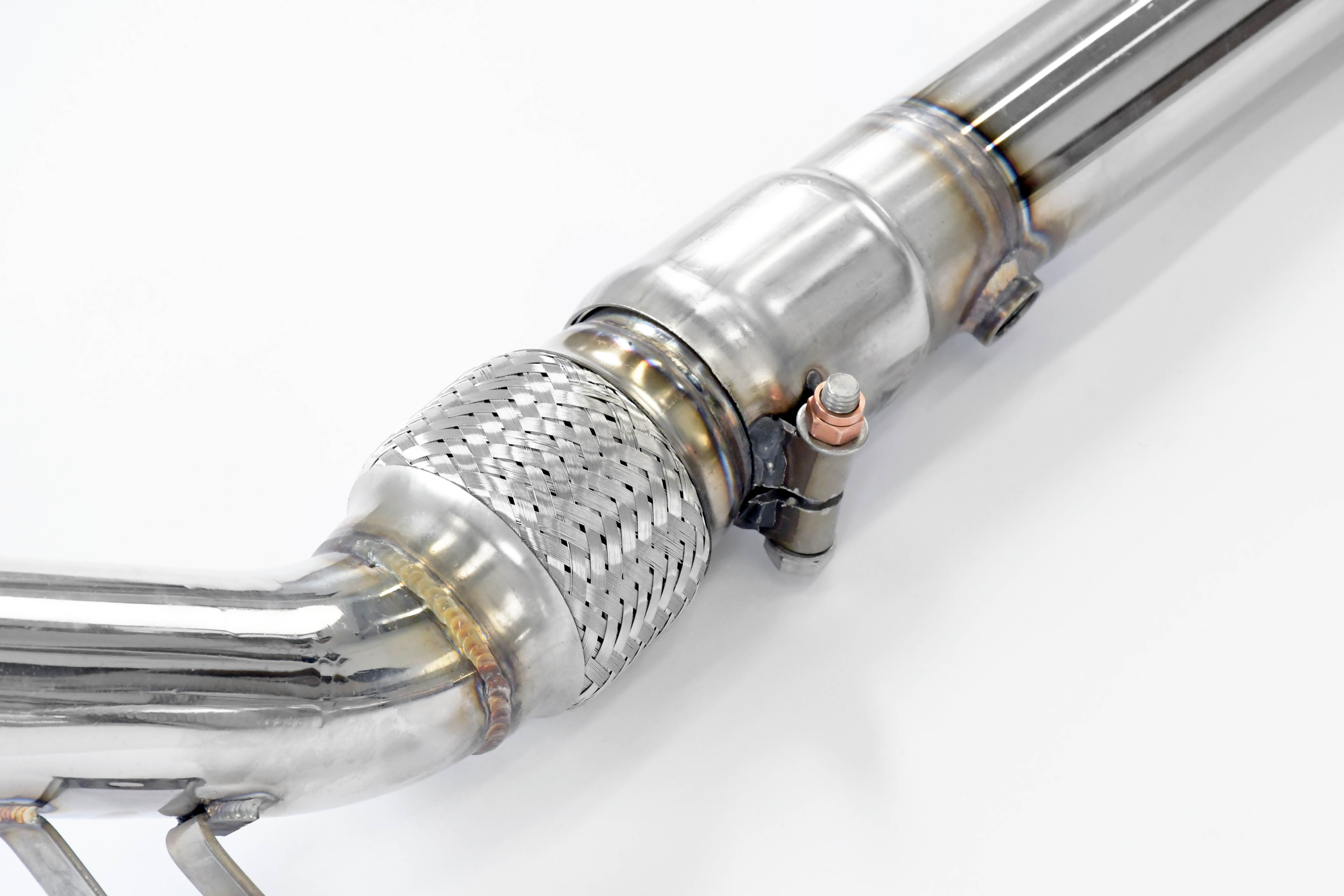 Downpipe kit Right + Left (Replaces catalytic converter) 