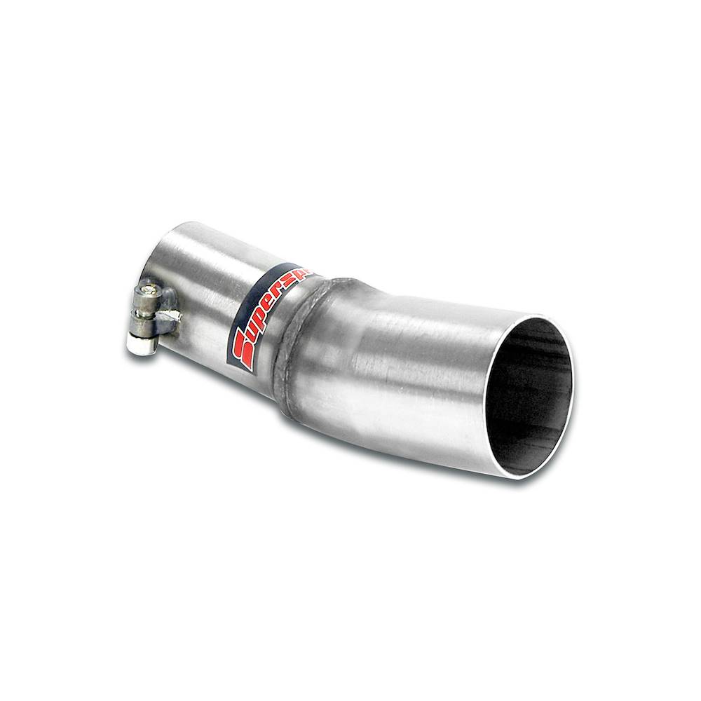Connecting pipe for OEM centre exhaust