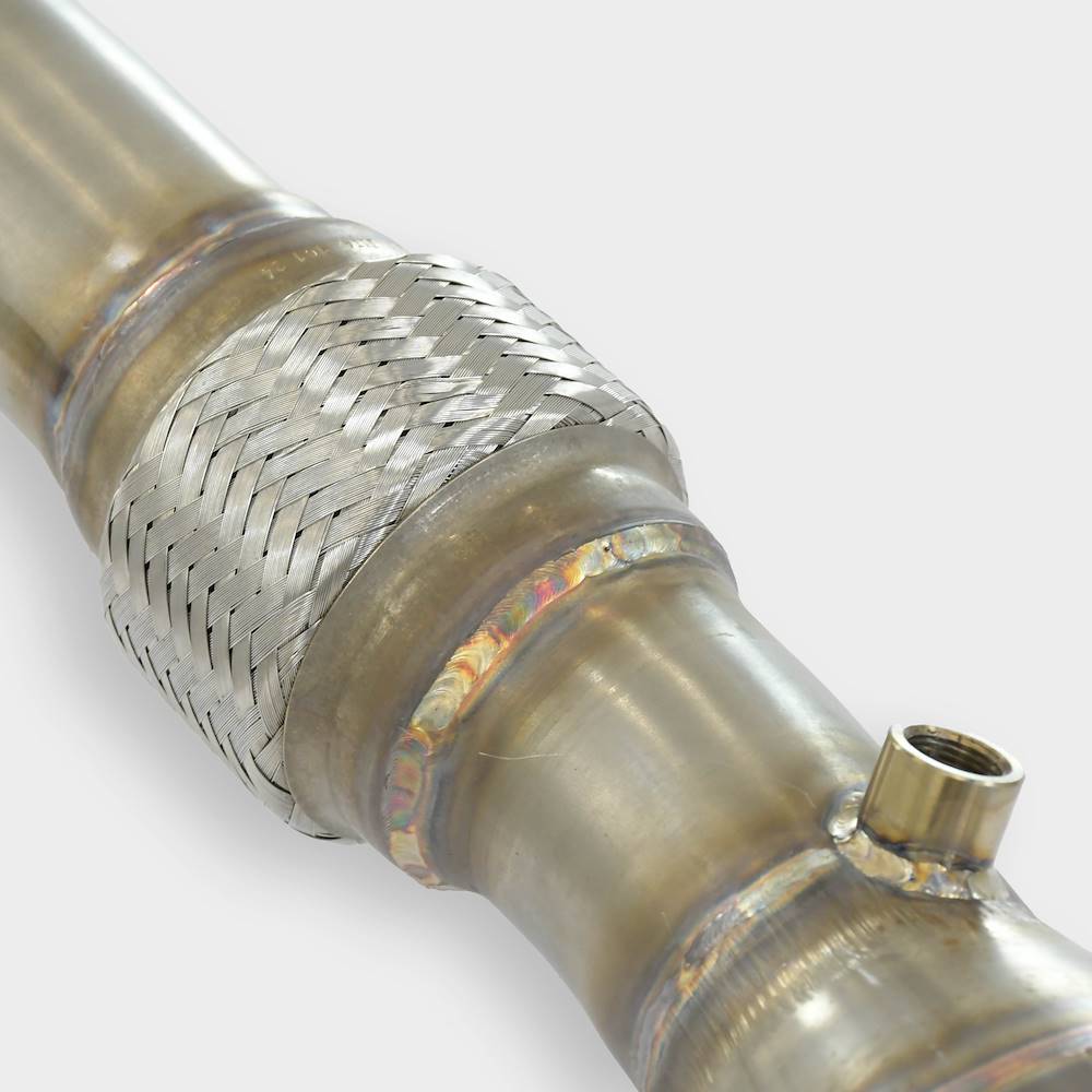 Downpipe destro + Catalizzatore metallico