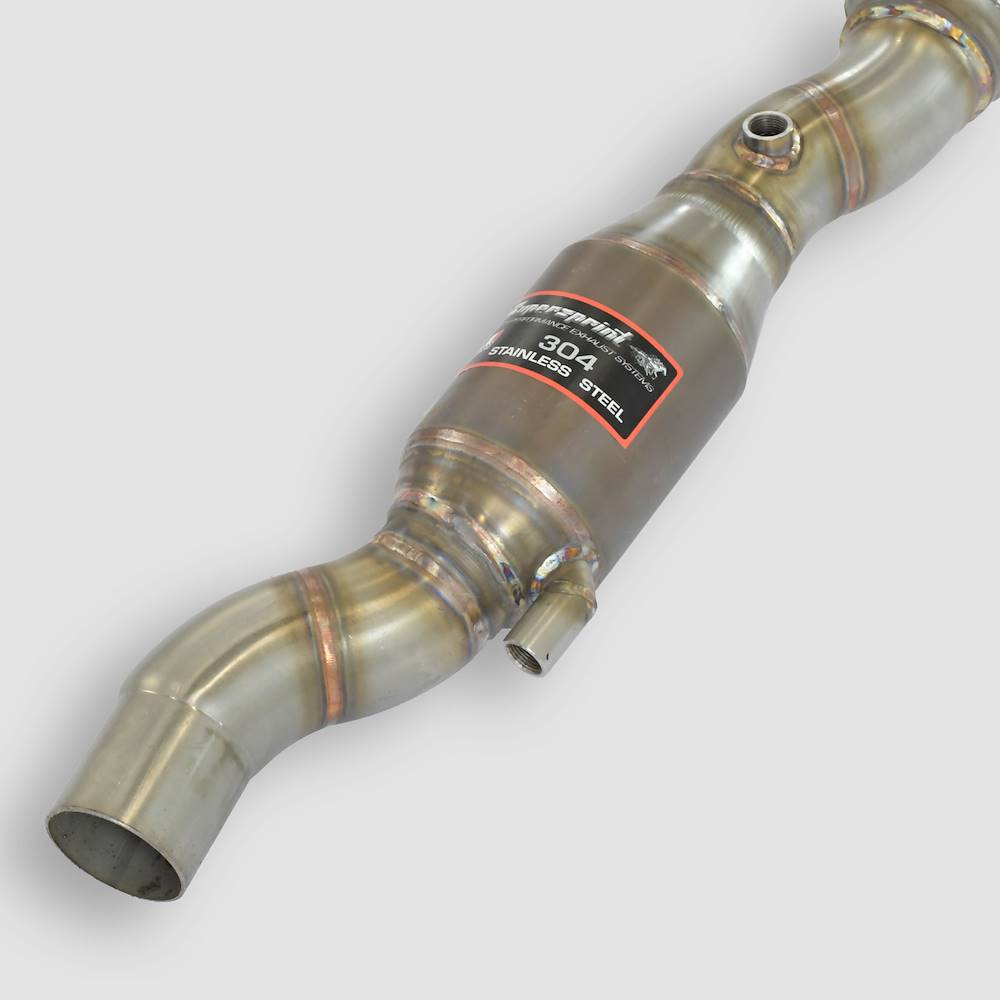 Downpipe Right+  Metallic catalytic converter