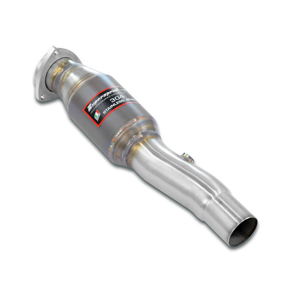 Anteriore sinistro con catalizzatore metallico