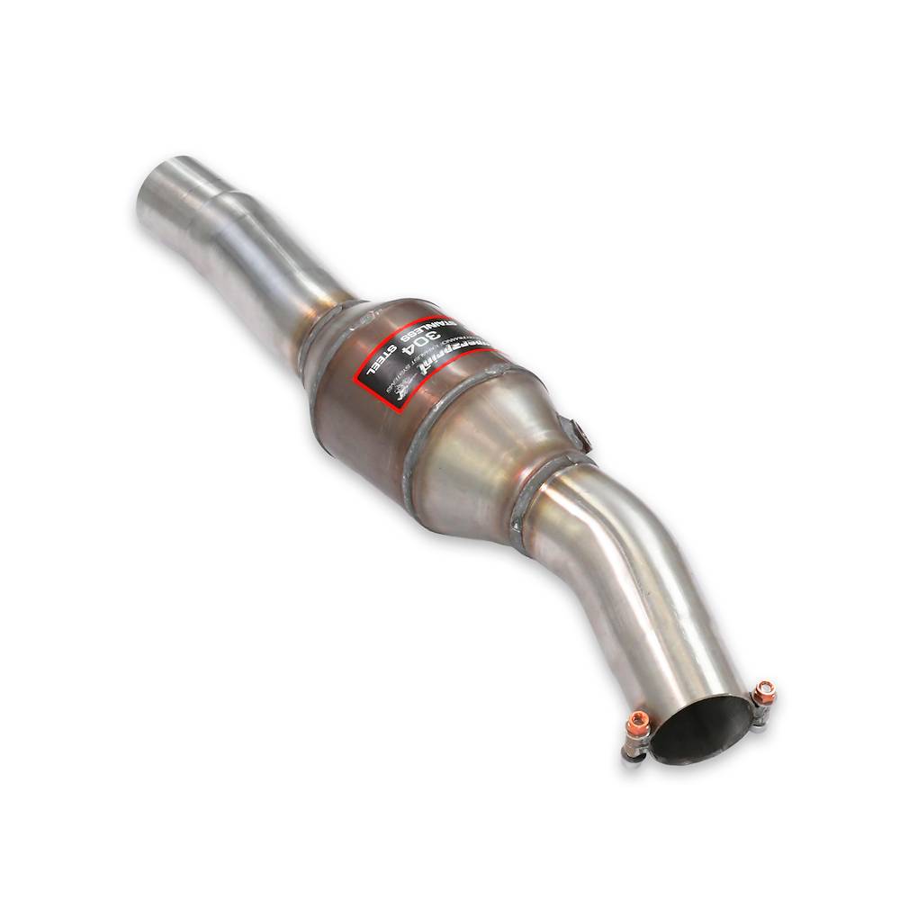 Scarico anteriore destro con catalizzatore metallico
